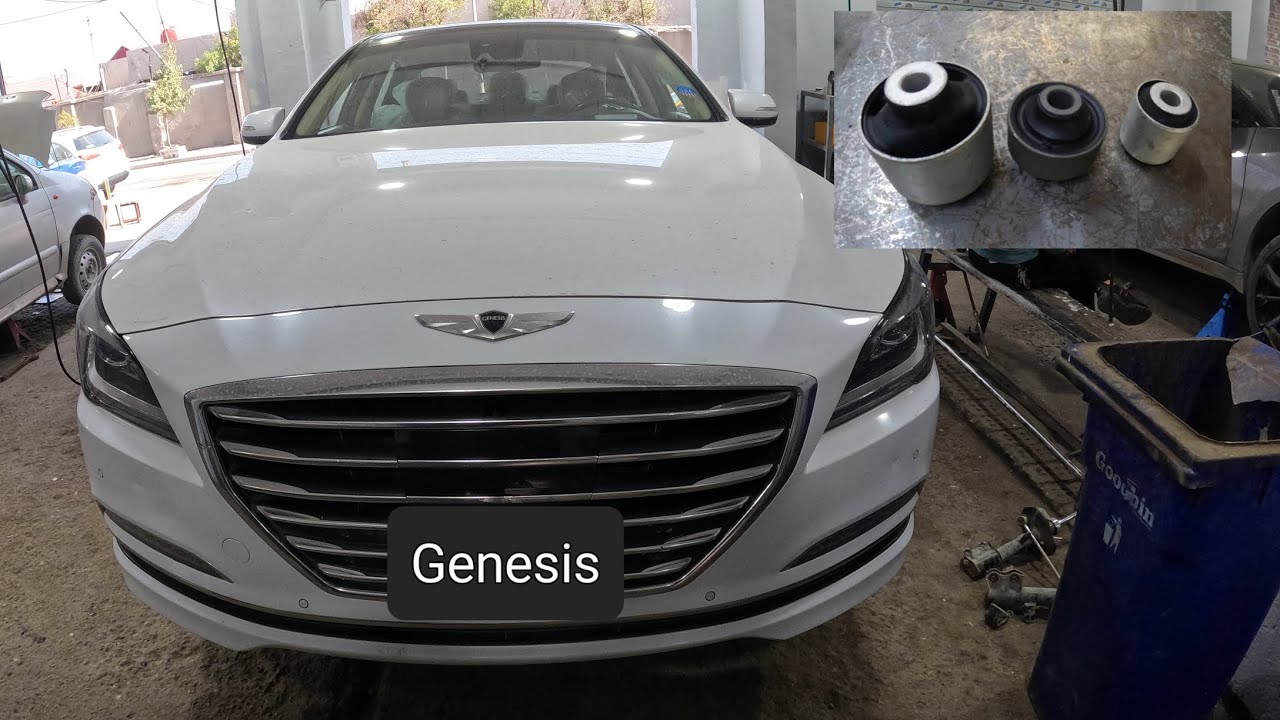 how to replace bushing front and lower control arm genesis #genesis
