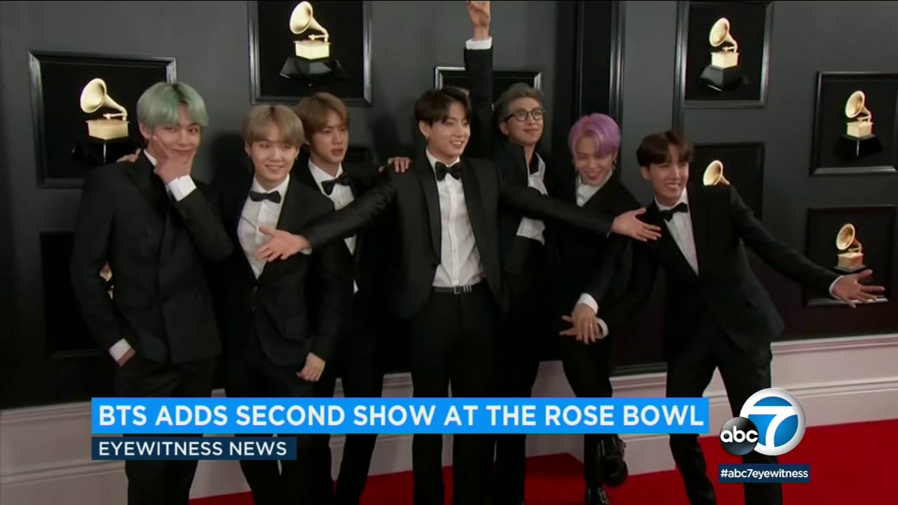 BTS adding more shows to sold-out tour, including 1 at Rose Bowl I ABC7