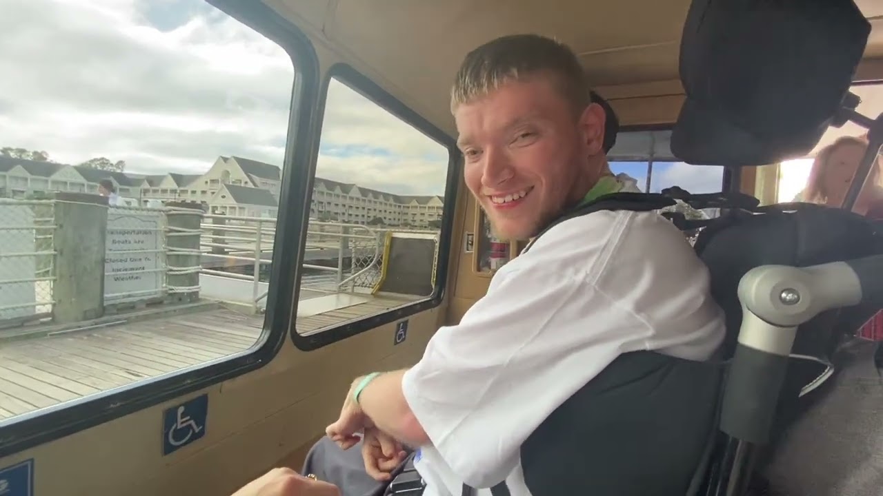 Sam takes a boat ride back to Epcot from the Yacht & Beach Club Resorts @onthatnote 