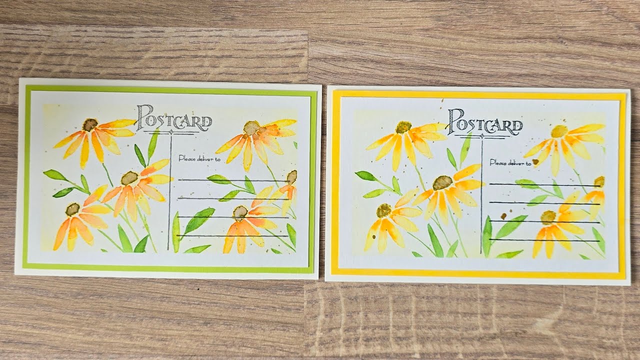 ANYONE CAN DO THIS 😍 STUNNING CARDS 😍 #pennyblack #watercolour #cardmaking #handmade