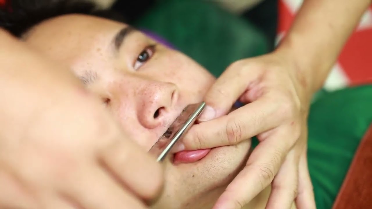 出差攒够满脸胡茬 修脸剃净即刻清爽  减压助眠必看 #助眠 #减压