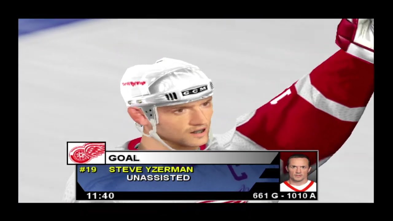 NHL 2004 GAMEPLAY ON A RGH XBOX 360 USE XEFU 5 480P BLACKHAWKS VS REDWINGS