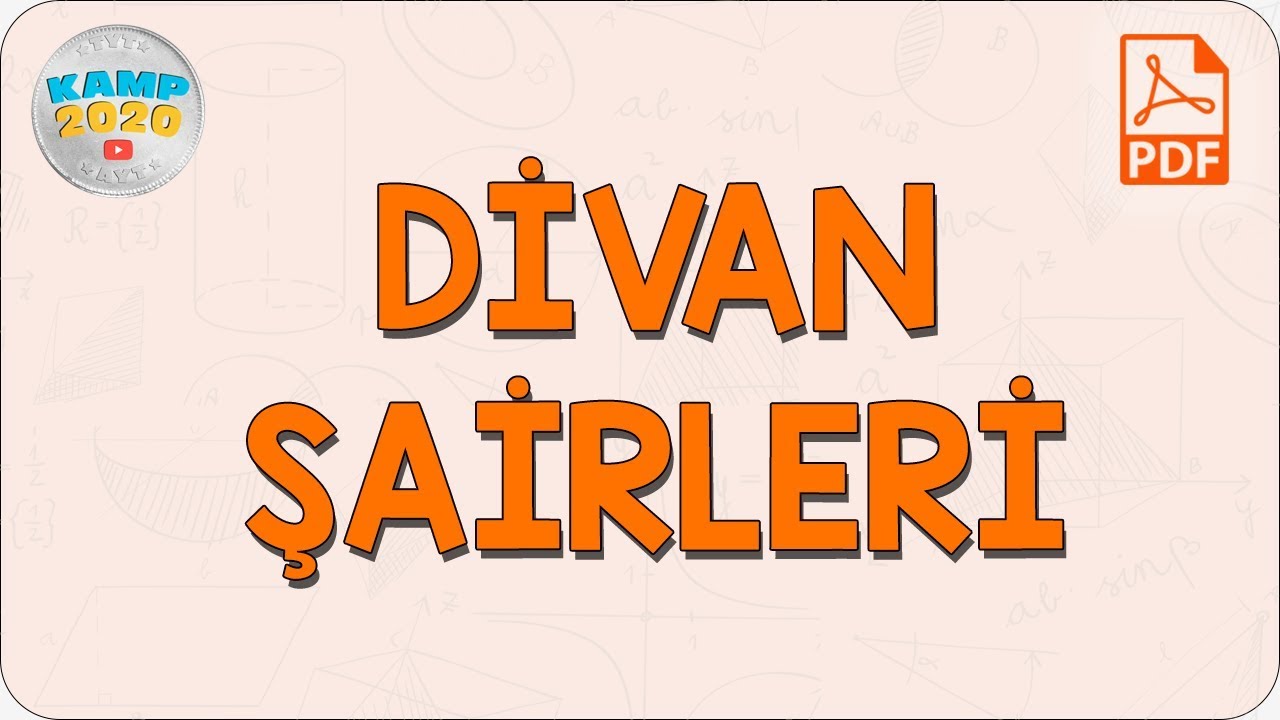 Divan Şairleri | AYT Edebiyat 2020