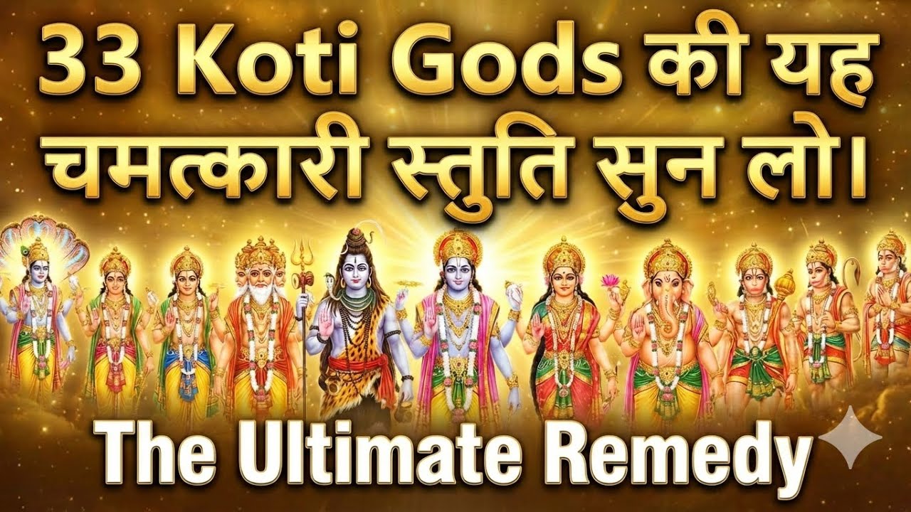 33 Koti Gods की यह चमत्कारी स्तुति सुन लो। The Ultimate Remedy for Every Crisis!