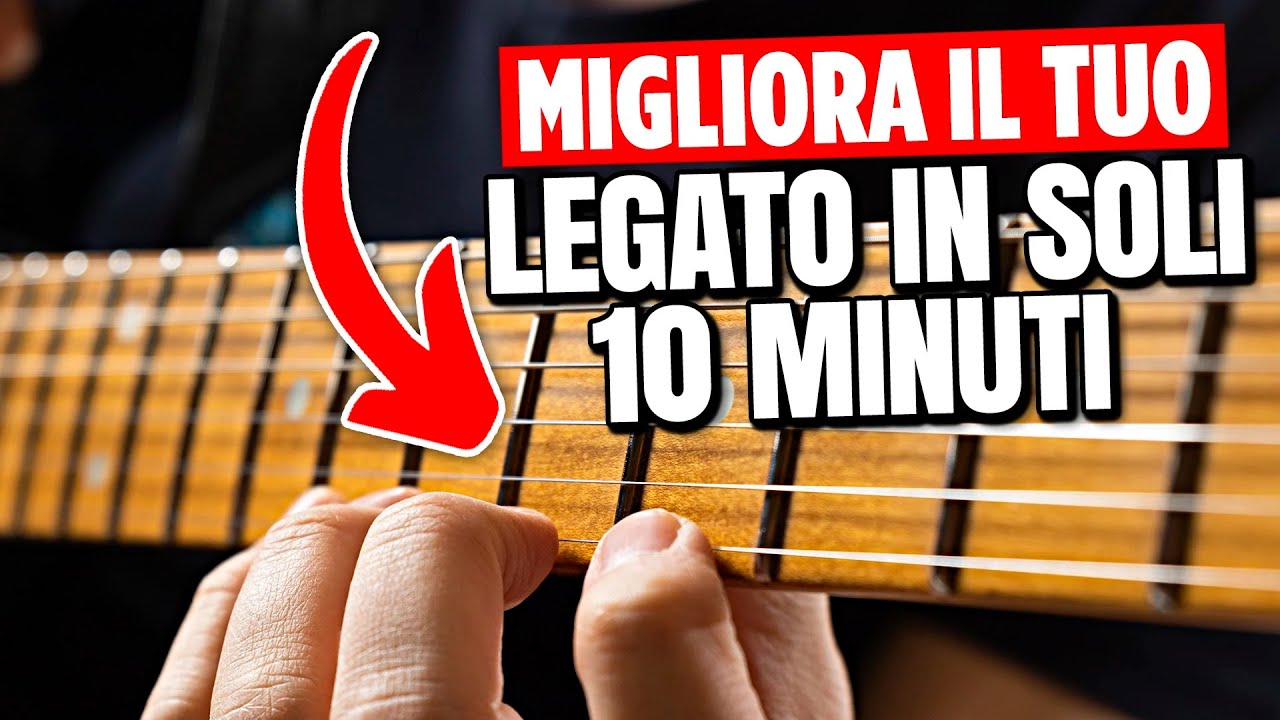 MIGLIORA IL TUO LEGATO IN 10 MINUTI | LEZIONI DI CHITARRA | IGNAZIO DI SALVO