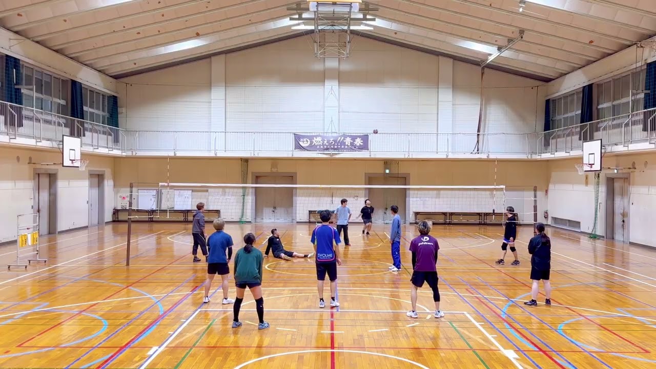 2026/2/2 volleyball 練習ゲーム⑥6対5(25点マッチ)