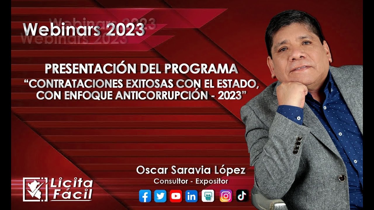 Presentación del Programa Contrataciones Exitosas con el Estado con Enfoque Anticorrupción - 2023
