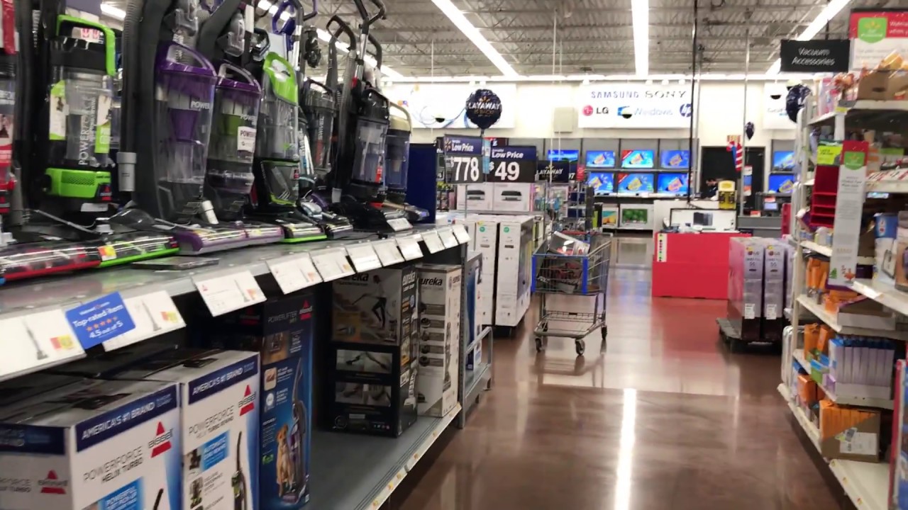 Walmart Vacuum Aisle - November 2017