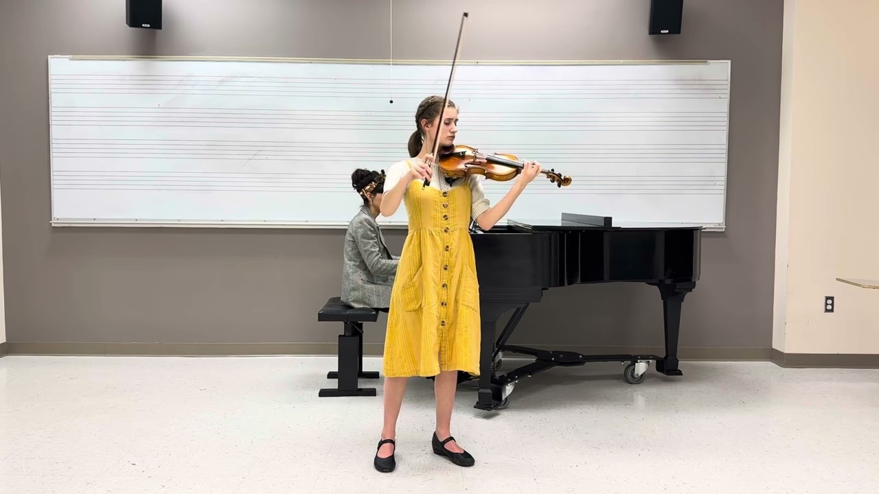 Veva (age 16) Mozart 5 1st Mvmt