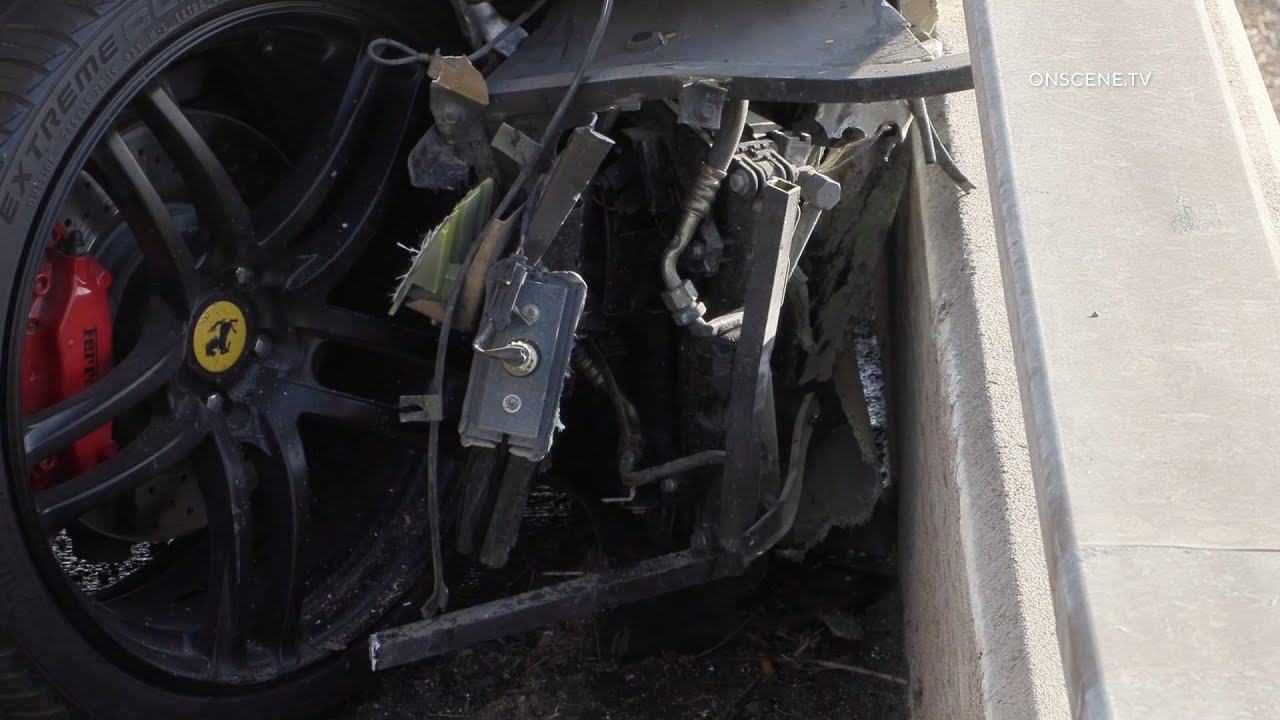 Ferrari Crash in San Diego