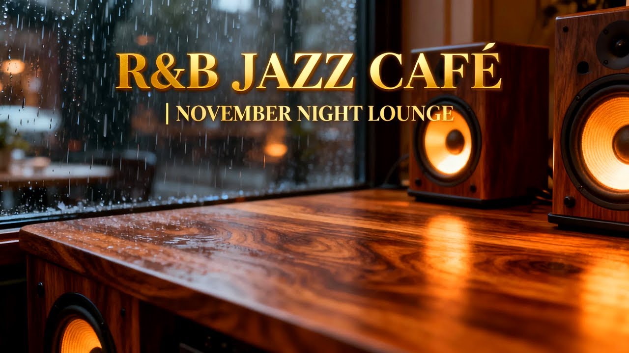 Smooth Golden RnB Jazz for Quiet Late November Nights | Warm Café Ambience for Deep Study