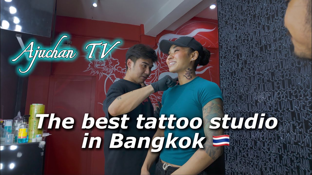 Getting tattoos from one of the best tattoo studios in Bangkok, Thailand. ~Ajuchan's Thailand trip~