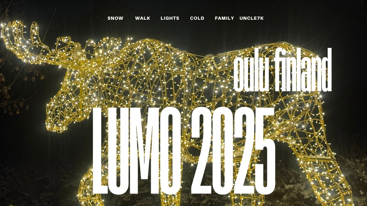 Люмо 2025 | Фестиваль света в Оулу, Финляндия