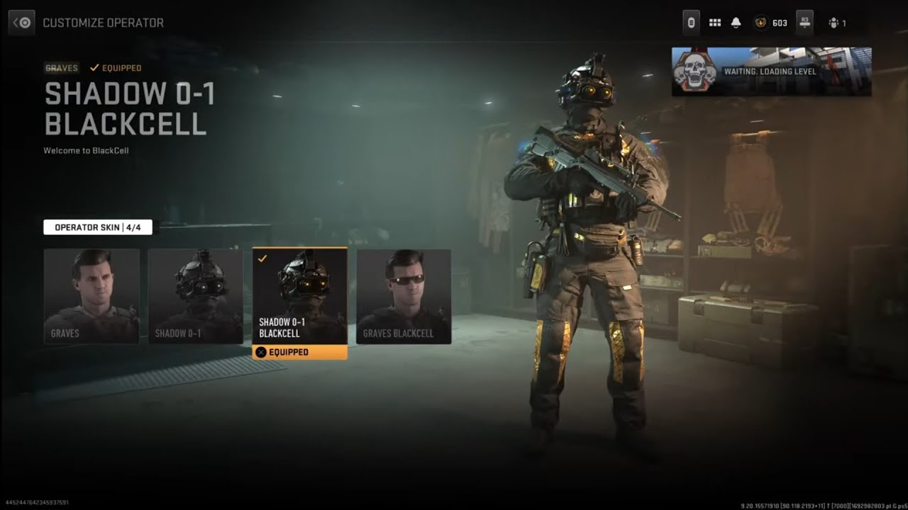 Graves all over the place. | COD MWII PS5 on Shipment BlackCell Phillips Graves skin HDR