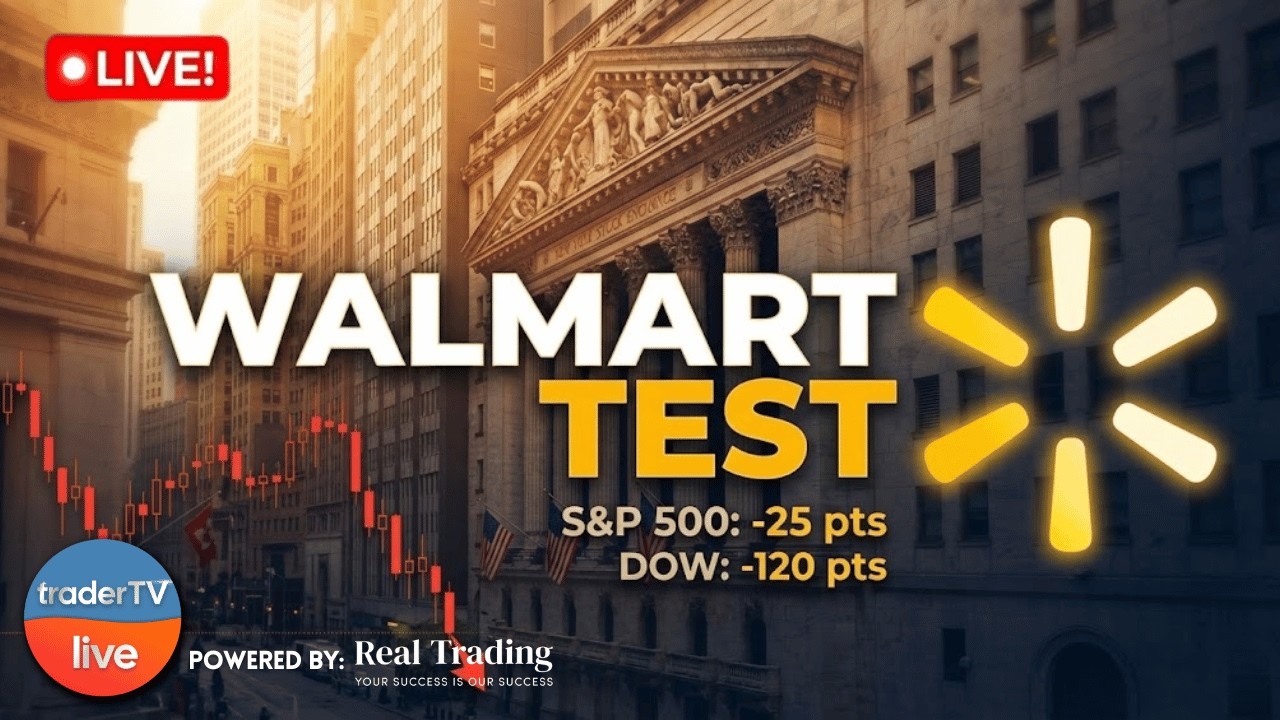 WALMART OUTLOOK DISAPPOINTS 📉 $SPY $WMT $QQQ Trade Scared | Live Trading Feb 19