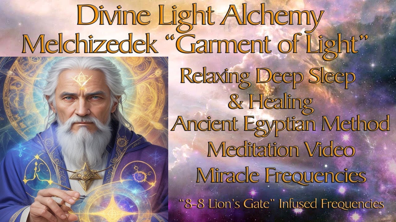 MELCHIZEDEK GARMENT OF LIGHT TRANSMISSION HEALING RESTFUL DEEP SLEEP MIRACLE FREQUENCIES