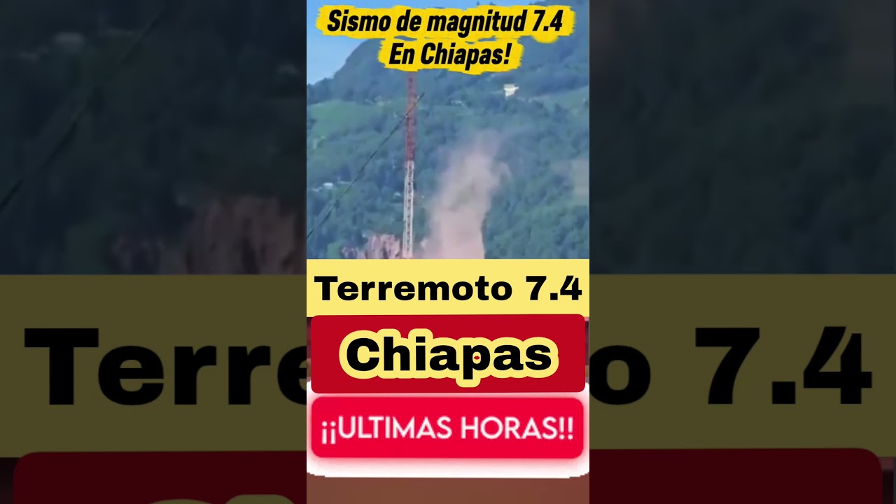 7.4 earthquake in Chiapas Mexico #guatemala #chiapas