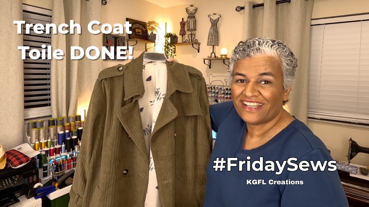#FridaySews | Acari Trench Coat Toile DONE!