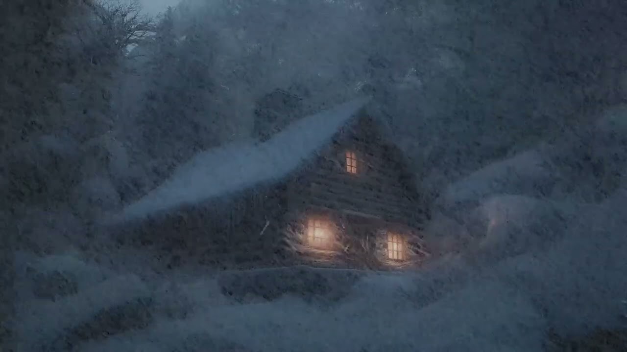 Roaring Snowstorm & Whistling Arctic Wind Gusts | Ferocious Winter Gale White Noise