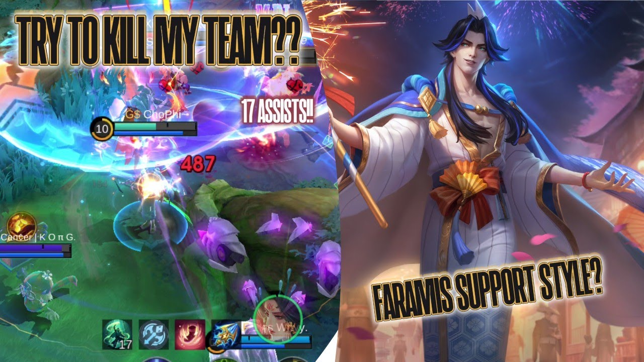 FARAMIS SUPPORT STYLE!! | MLBB MYTHICAL IMMORTAL SOLO RANKED GAMEPLAY