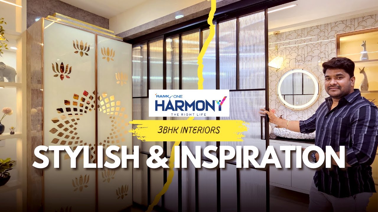 Stylish & Inspirational 3BHK Flat Interiors | Ramkyone Harmony | Designed by Apple Interiors