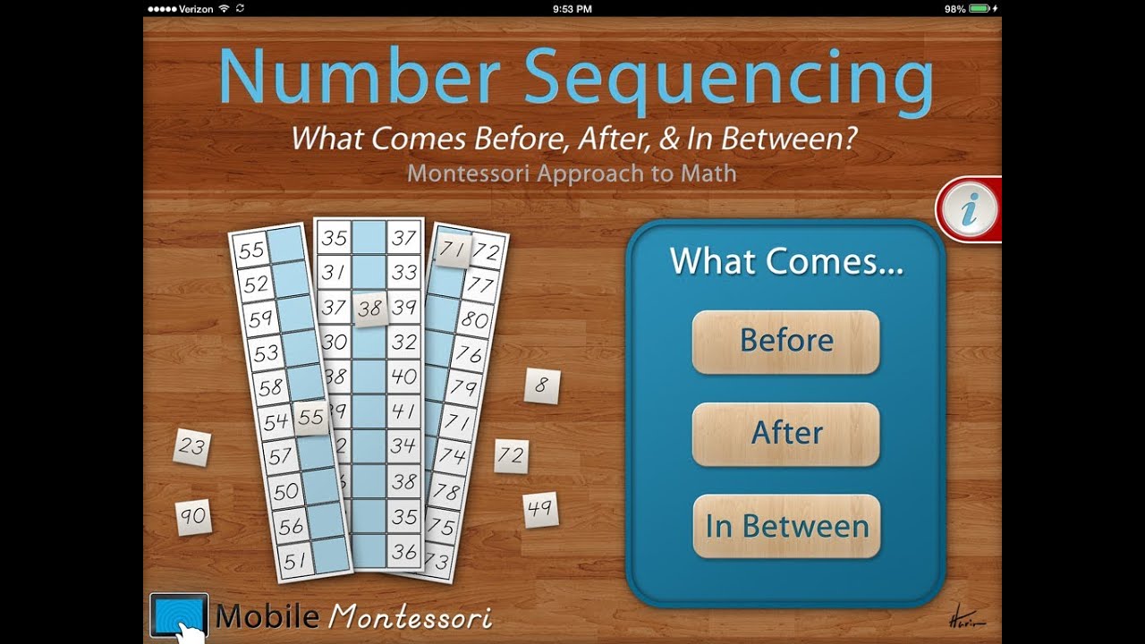 Number Sequencing: What Comes Before, After & In Between.