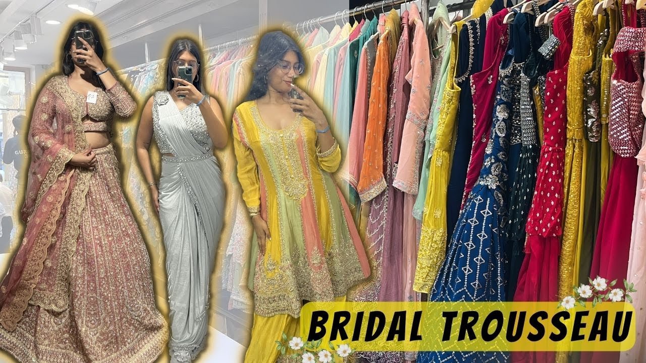 Rajouri Garden Bridal/Wedding  Trousseau Shopping ❤️ #vanshikavlog #weddingseries
