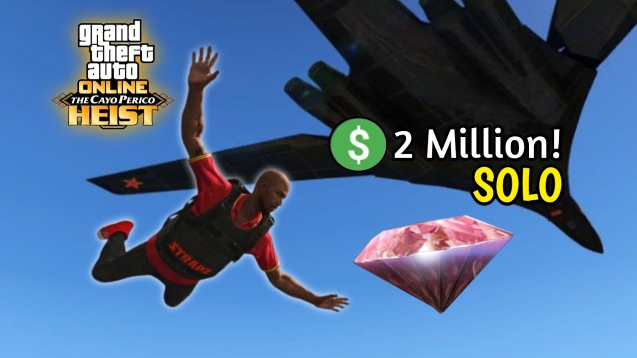 $2 MILLION!! Cayo Perico Heist | Solo Elite challenge Hard mode Pink diamond Target