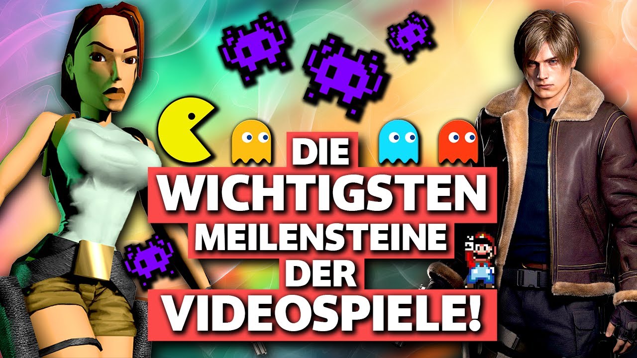 Die GESCHICHTE der VIDEOSPIELE: Von Pong bis KI 👾
