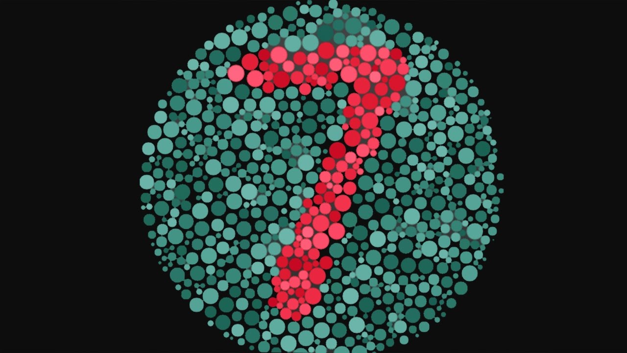 IF YOU SEE A 7 YOU'RE COLORBLIND