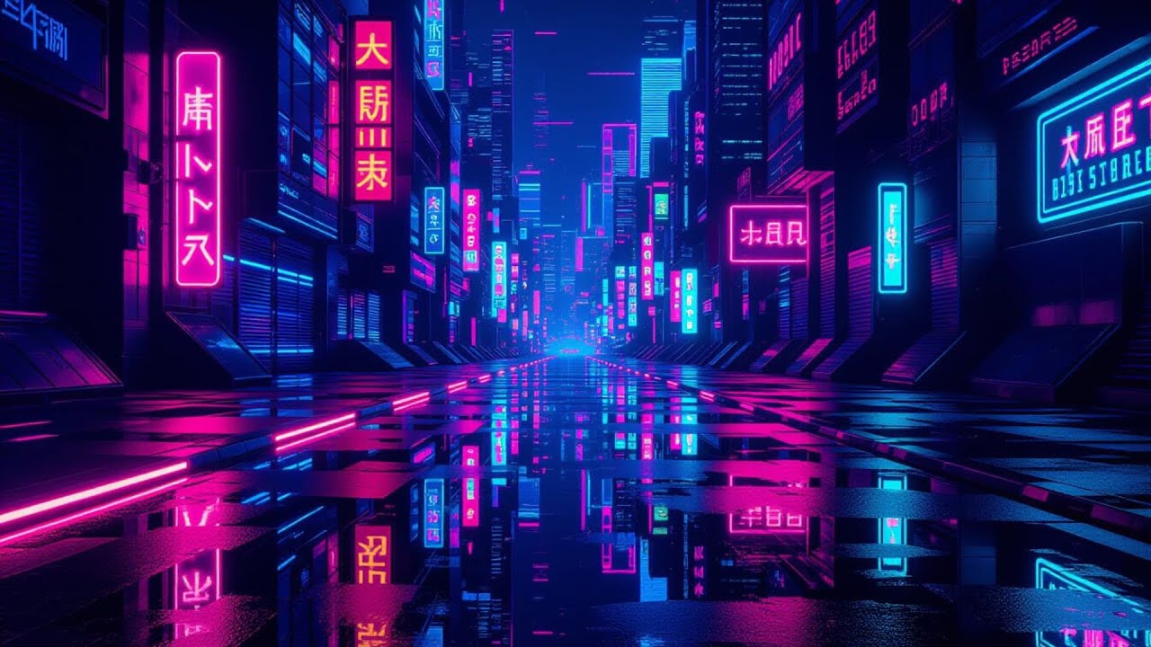 Neon Reflections