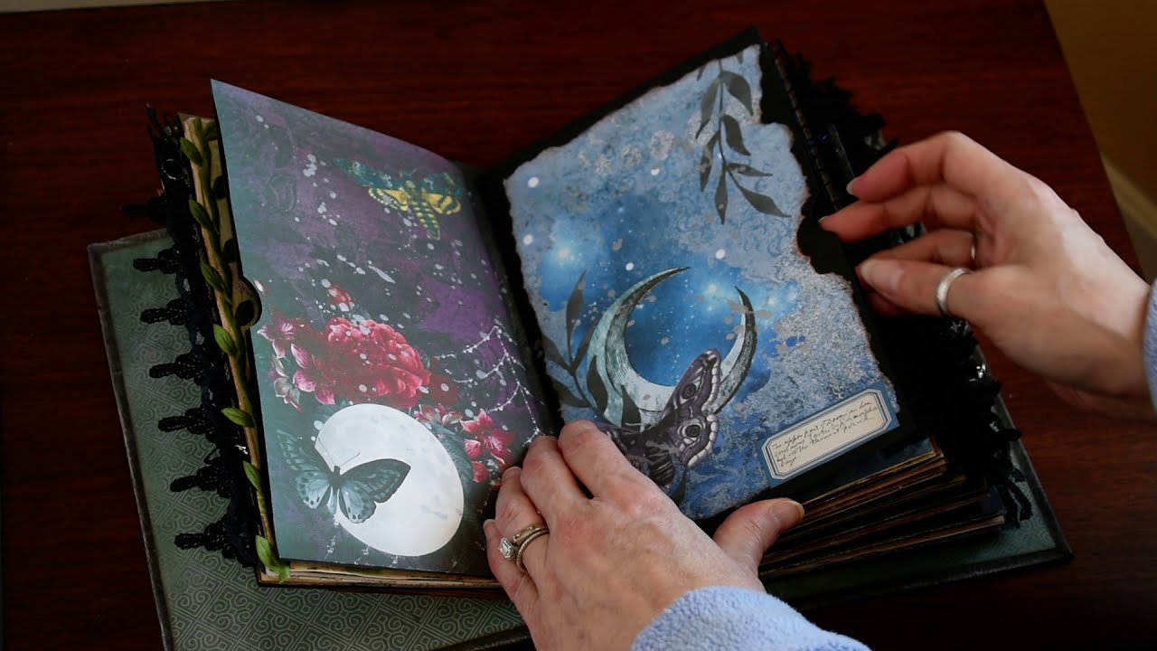 Book of Shadows, Junk Journal Spellbook, Witches Grimoire