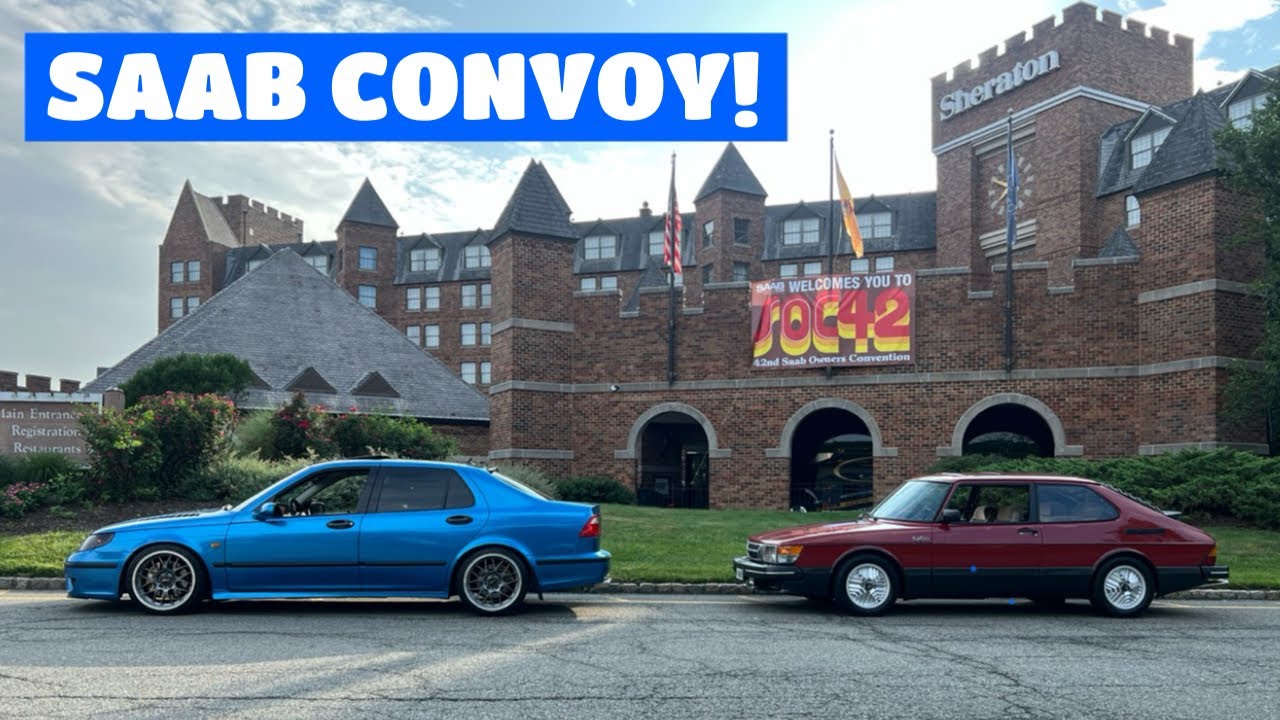 We Road Tripped Two Saabs 400 Miles to Saab Owners Convention 2025!