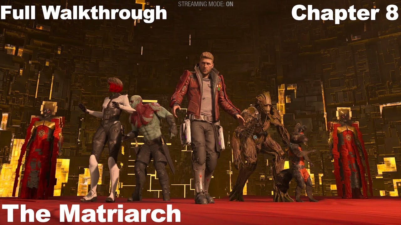 Guardians of the Galaxy PS5- Chapter 8 Walkthrough (The Matriarch) (4K)