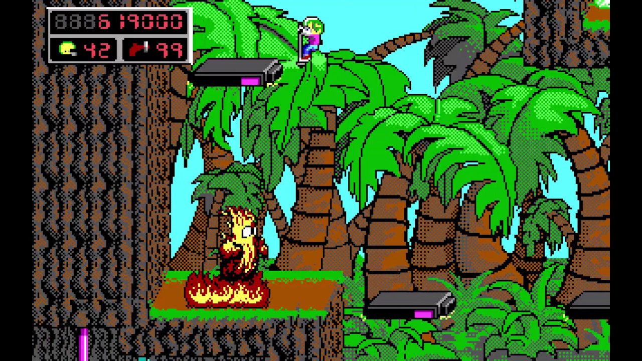Commander Keen 4 - Secret of the Oracle: Isle of Fire (1991) [MS-DOS]
