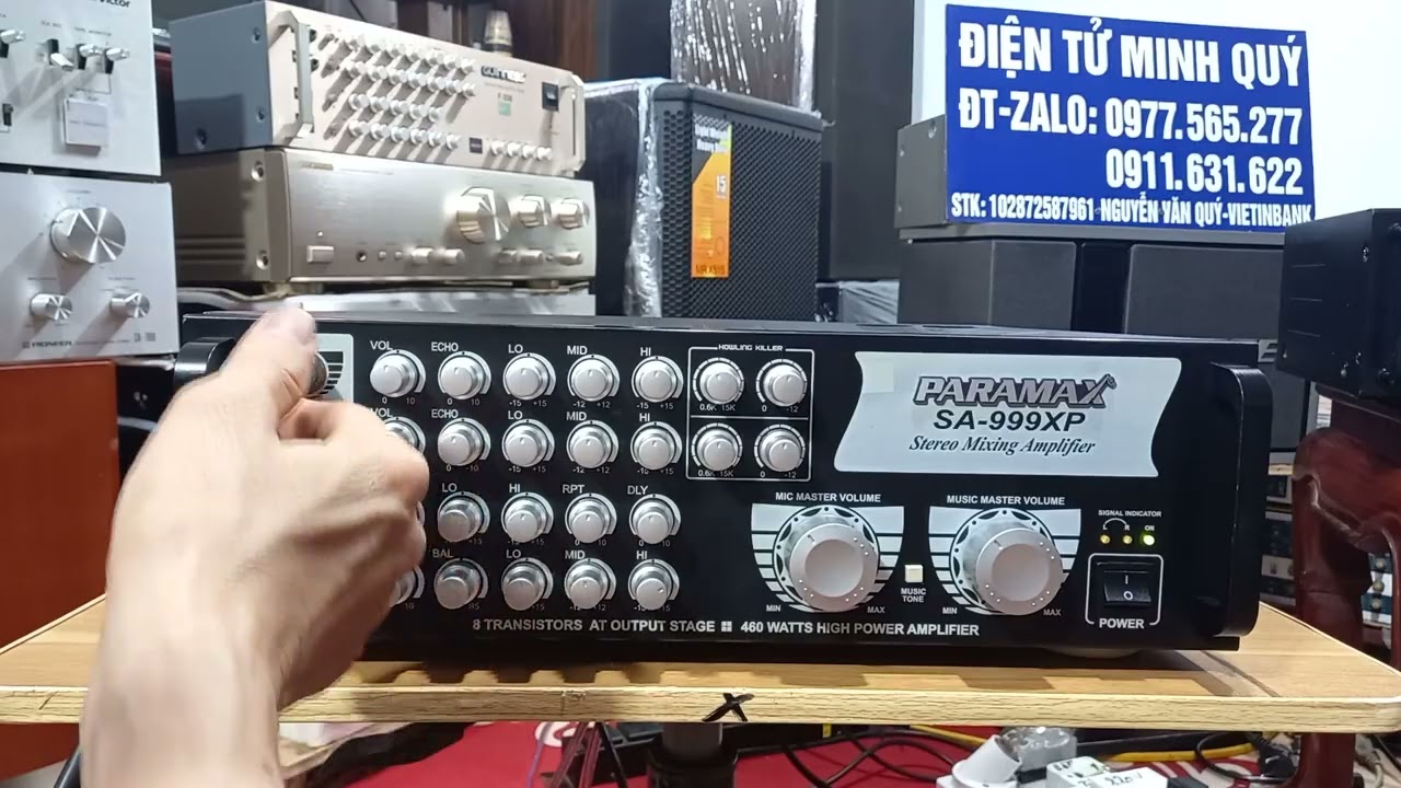 Đã bán PARAMAX SA  999 XP CS 750W ZIN TEM LH 0977-565-277 giá 2.6