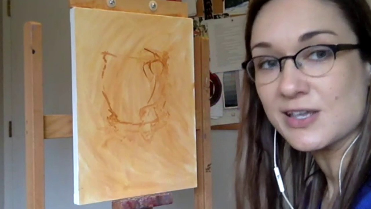 Oil Painting demo by Sarah Sedwick: 
