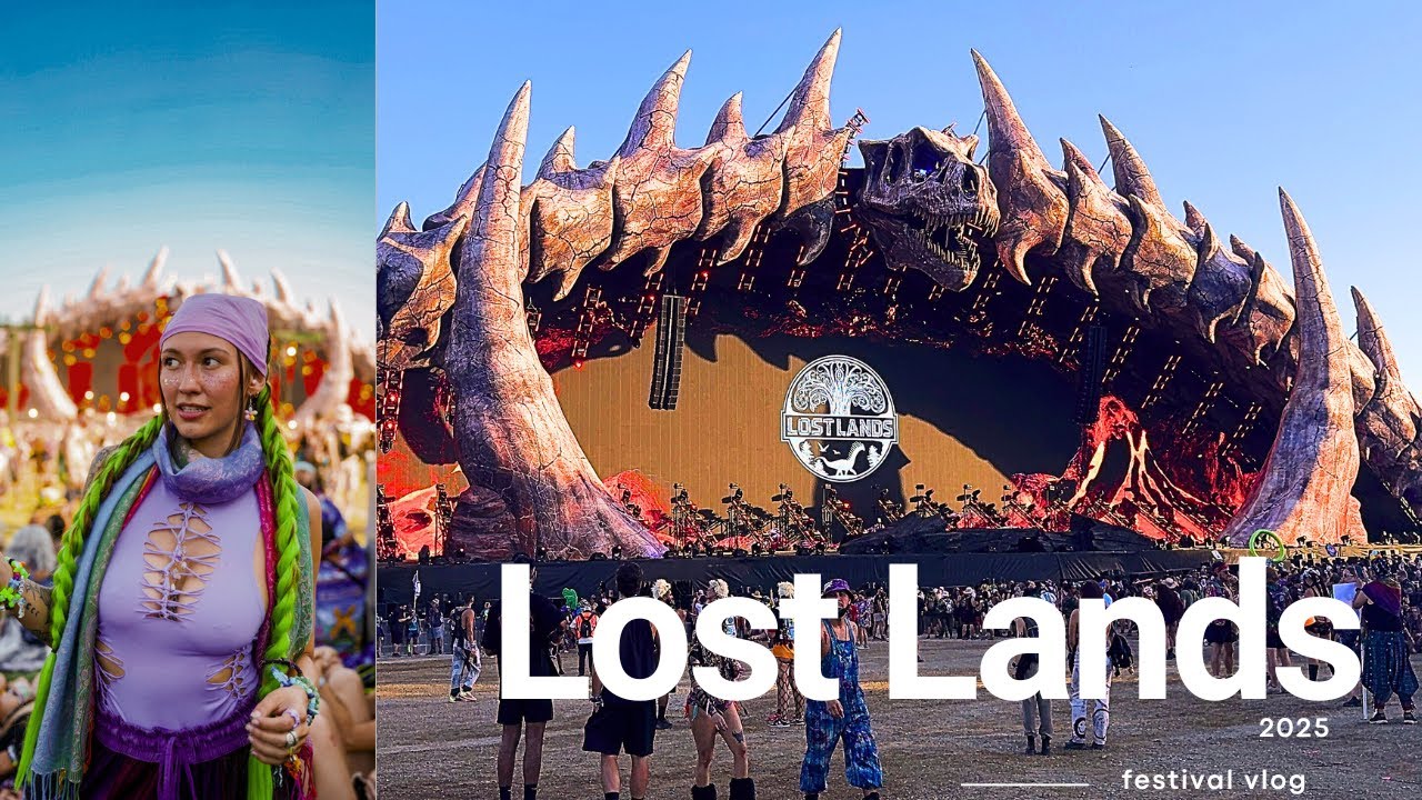 🌋 Lost Lands 2025 Vlog | Behind the Scenes of the Ultimate Bass Camping Festival!