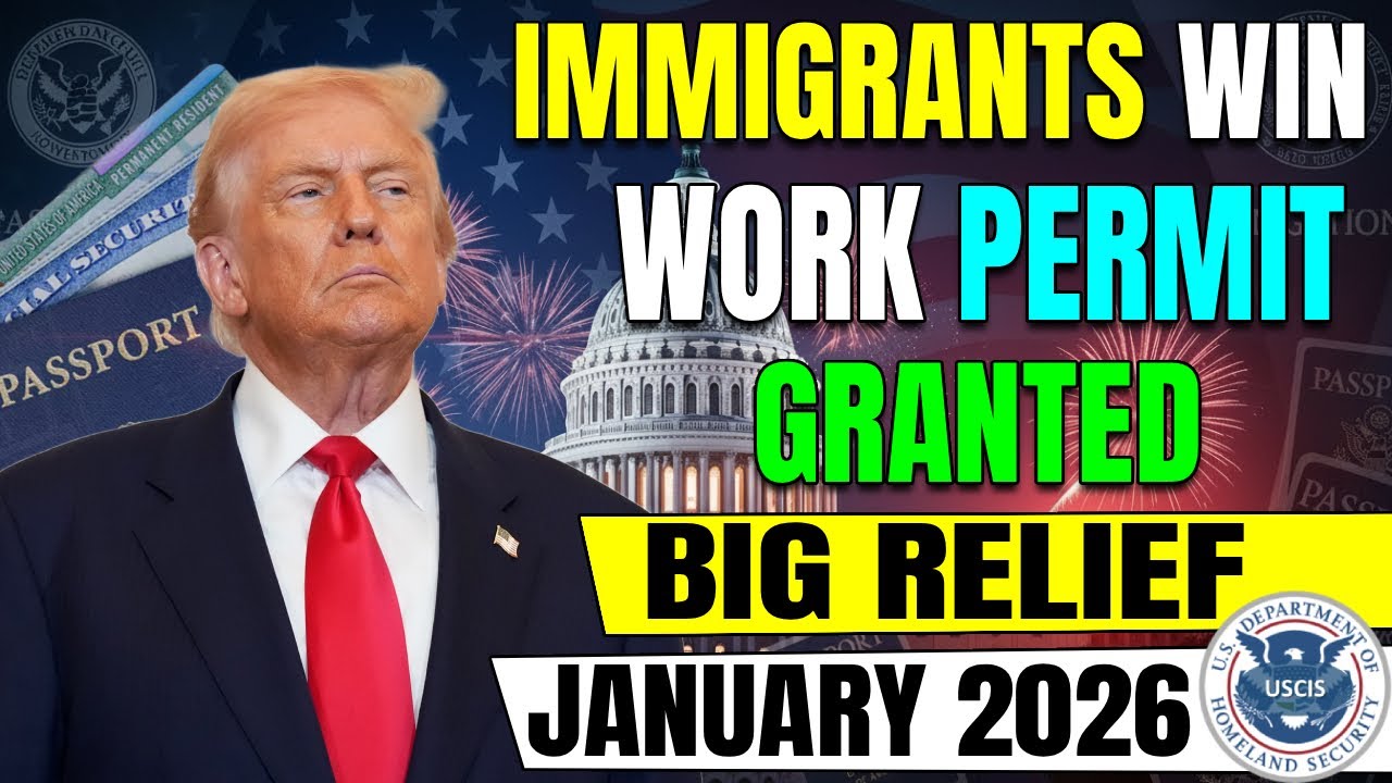 💥 Finally! US Immigration Update January 2026 – Huge Relief for Immigrants