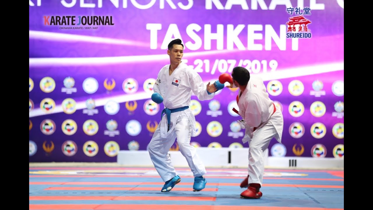 AKF2019 Sinior Kumite Male 75kg Final NISHIMURA KEN vs ALHAKAMI ABDULAZIZ