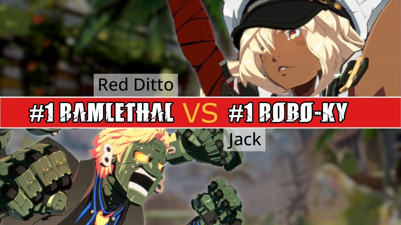 GGST 🔥 #1 RAMLETHAL (Red Ditto) vs #1 ROBO-KY (Jack) | High Level Gameplay