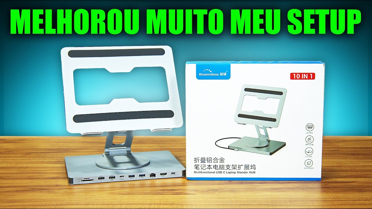 COMPREI O SUPER HUB SUPORTE PRA NOTEBOOK CHINÊS, É TOP MESMO