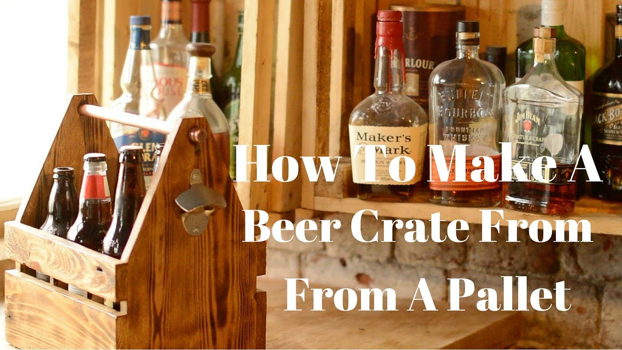 Upcycling project, to make a wooden beer crate from a wooden pallet