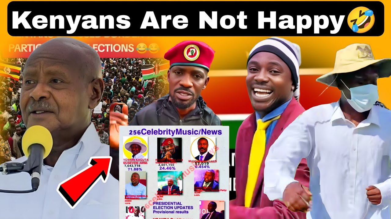 DRAMA🤣KENYANS ARE NOT HAPPY WITH MUSEVENI'S PRESIDENTIAL WIN🤣😂.Wakenya Na Vituko😂😂