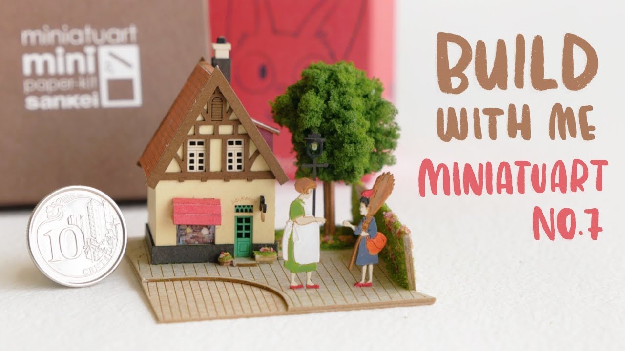 Studio Ghibli Miniatuart | Kiki's Delivery Service: Osono and Kiki