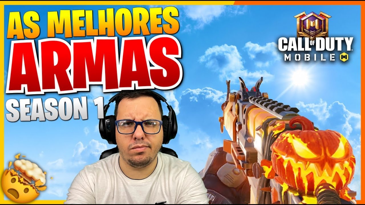 MELHORES ARMAS DA SEASON 1 NO BATTLEROYALE DO COD MOBILE