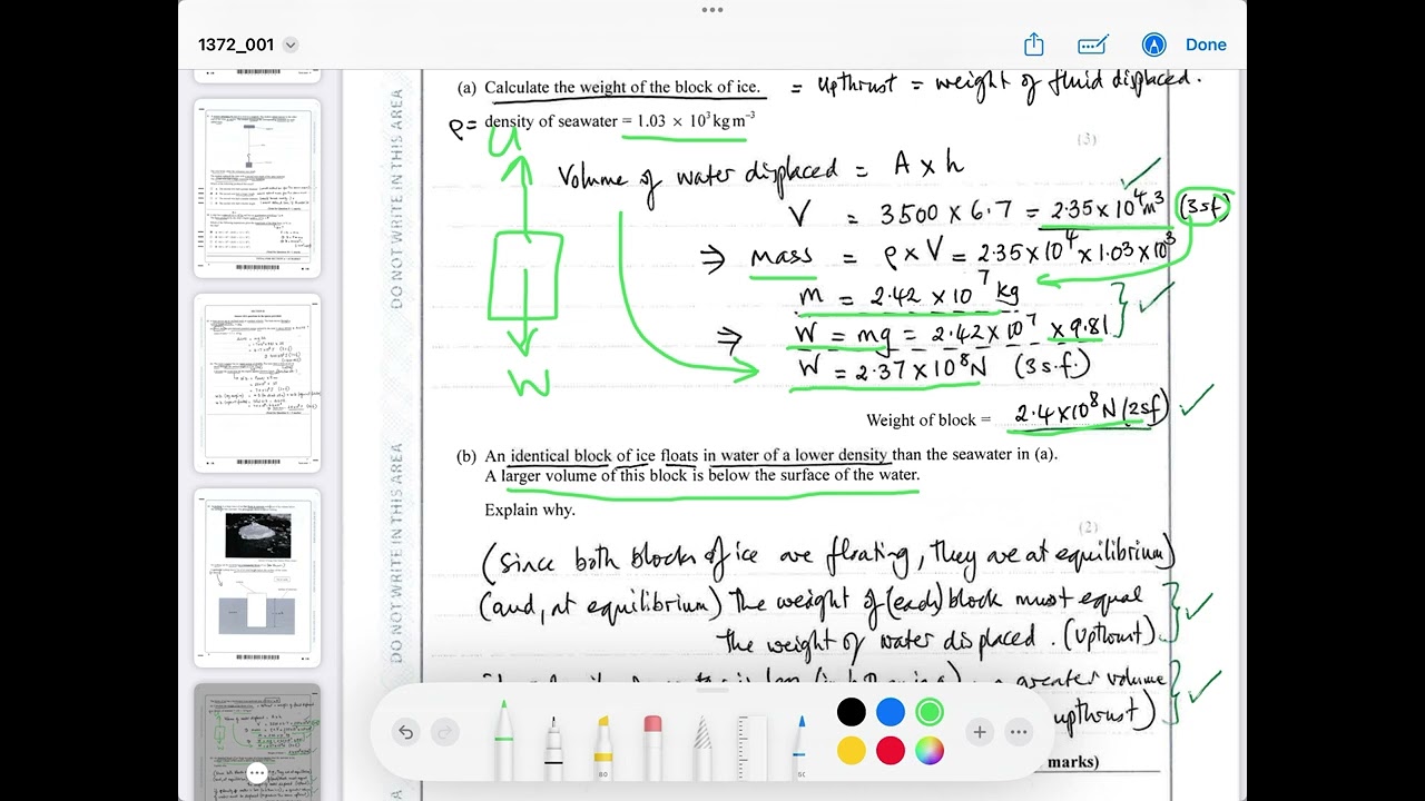 IAL Edexcel Physics Unit 1 May 2024 - Part 2