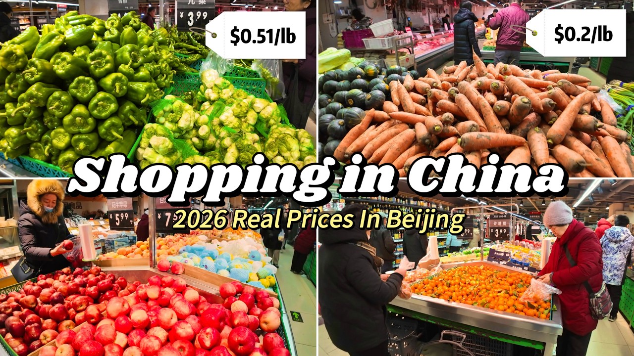 Grocery Shopping in China✨The 
