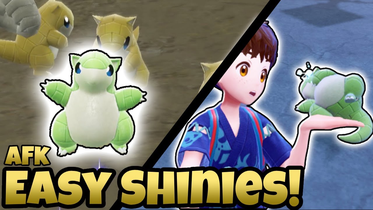Pokemon Scarlet & Violet: Easy Shiny Sandshrew Afk Shiny Hunting