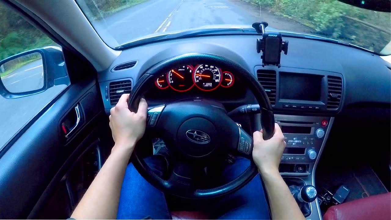 JDM Swapped Subaru Legacy GT Spec B - POV Drive (LOUD Exhaust)